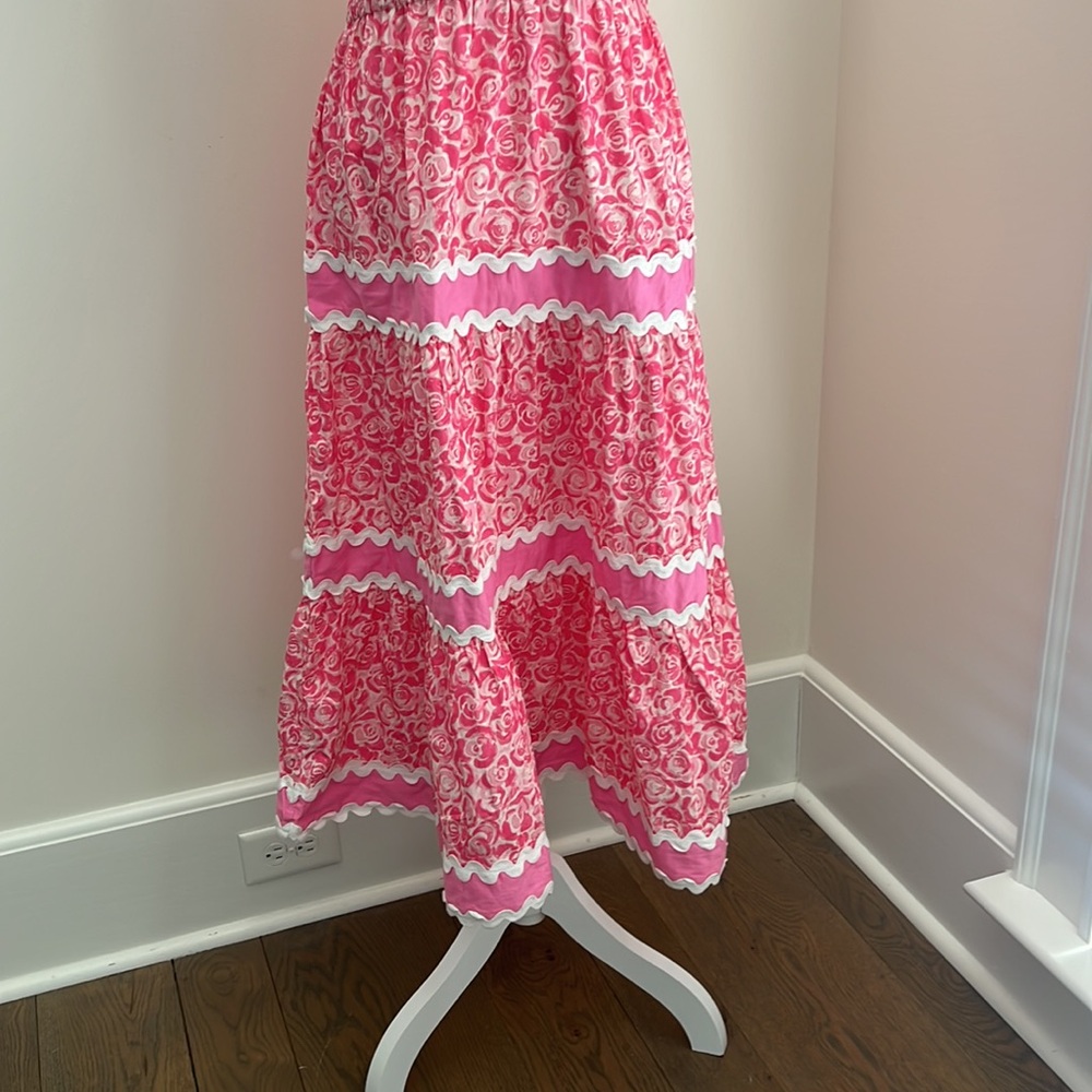 Women’s Sail to Sable dress floral rose print flutter sleeve size small NWT - Picture 3 of 11